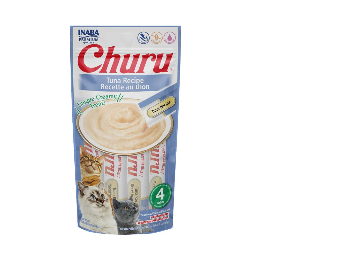 Churu de Atún para Gatos INABA - Caja 24 tubos
