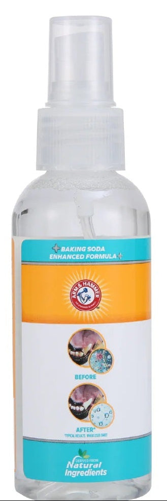 Arm & Hammer Spray Dental para Perro, Elimina el Sarro y Mal Aliento, Aliento Fresco Sabor Menta 1pz