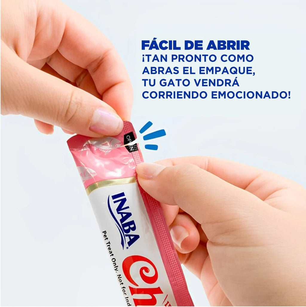 Churu Atún con Camarón — Caja 6 bolsas x 4 tubos