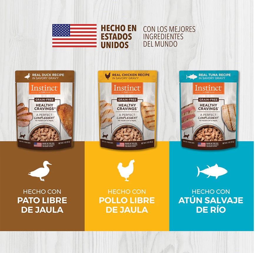 Alimento Húmedo Healthy Cravings Para Gato, Pack 12 sobres de 85 g