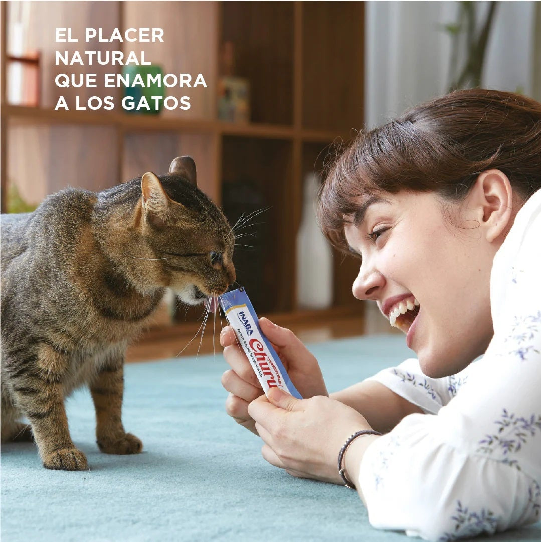 Churu Atún con Salmón — Caja 6 bolsas x 4 tubos