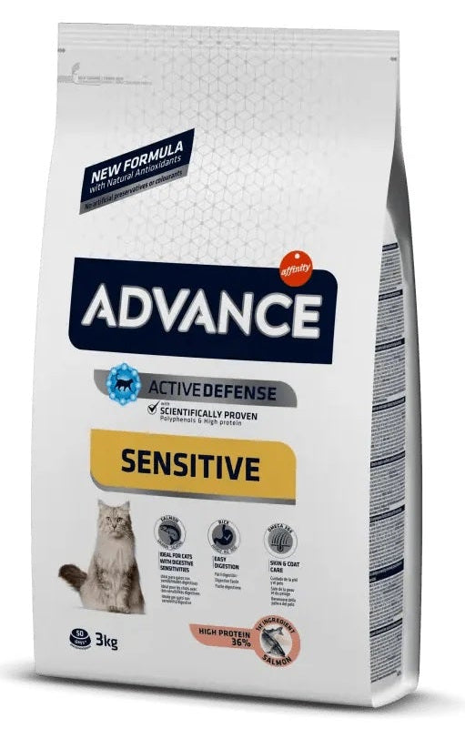 Advance Sensitive Salmón para Gato 3 kg