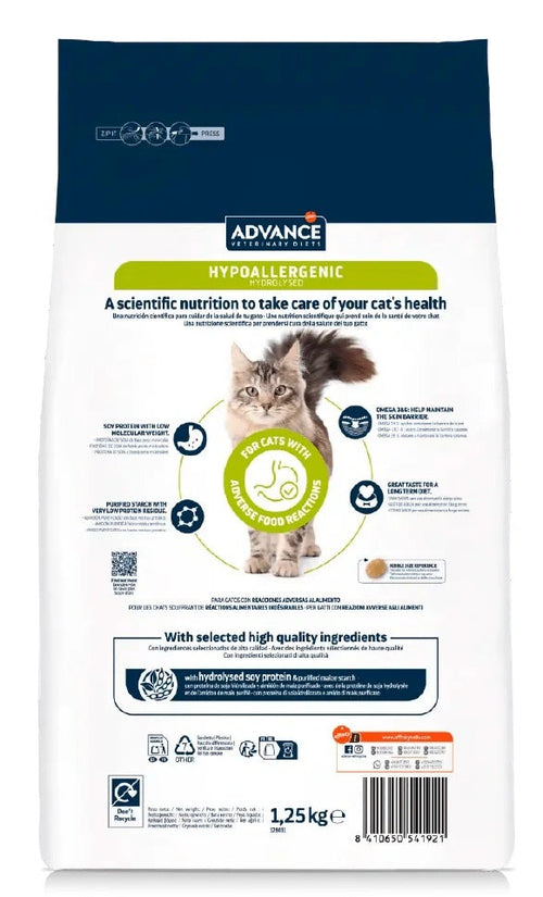 Advance Hypoallergenic para Gatos 1.25kg
