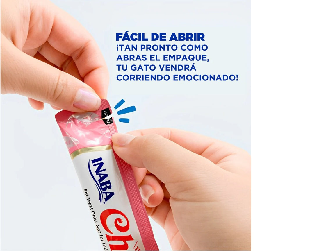 Churu de Atún para Gatos INABA - Caja 24 tubos