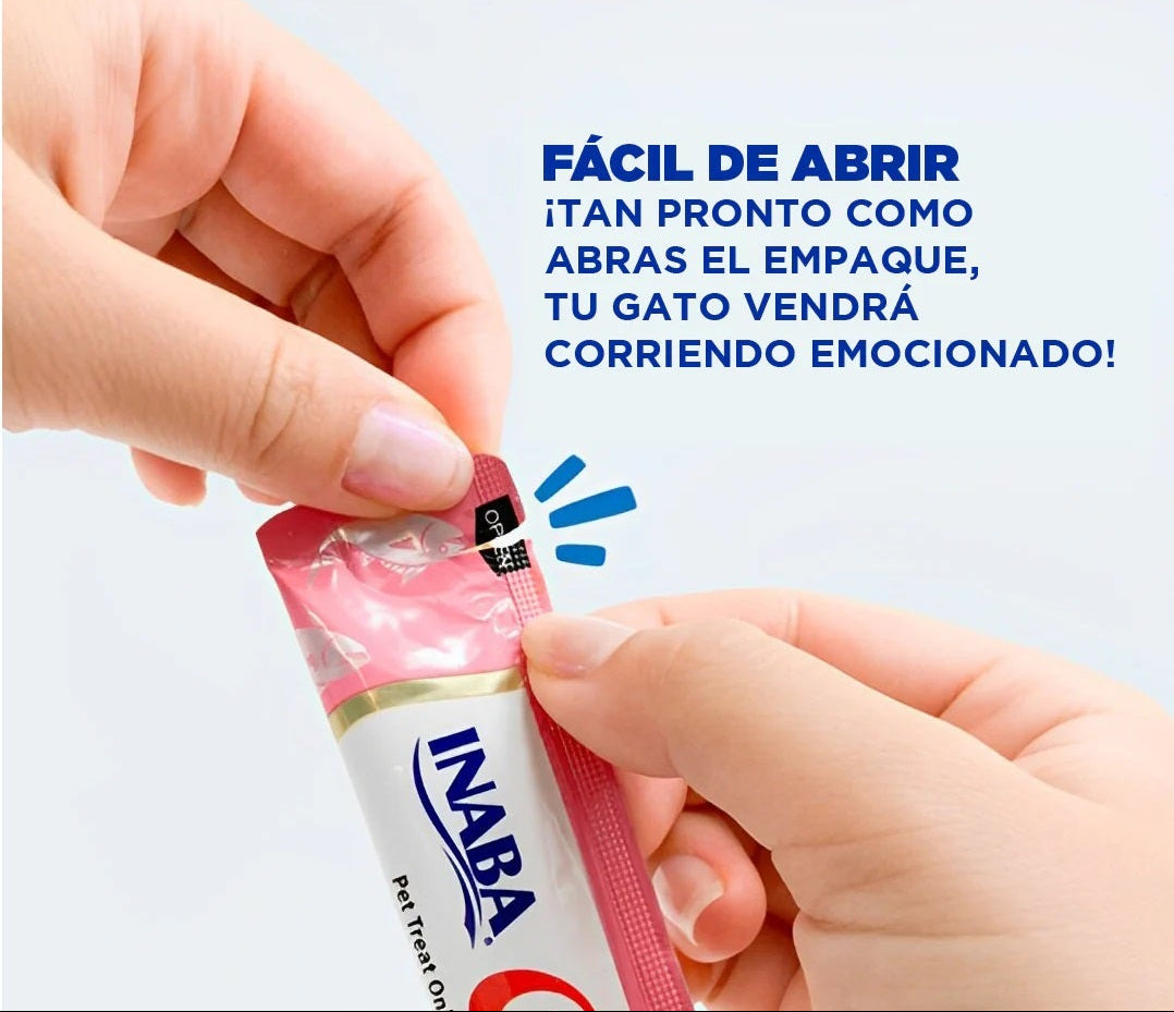 Inaba Churu Bote de 50 piezas Mix de Vieira, Almeja y Cangrejo
