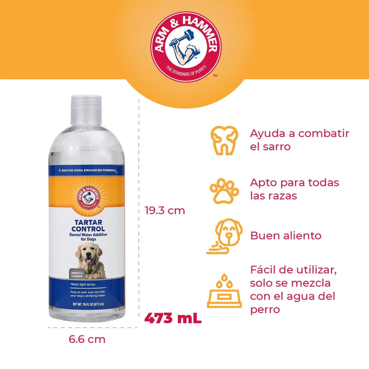Arm & Hammer Enjuague dental para perro 473ml