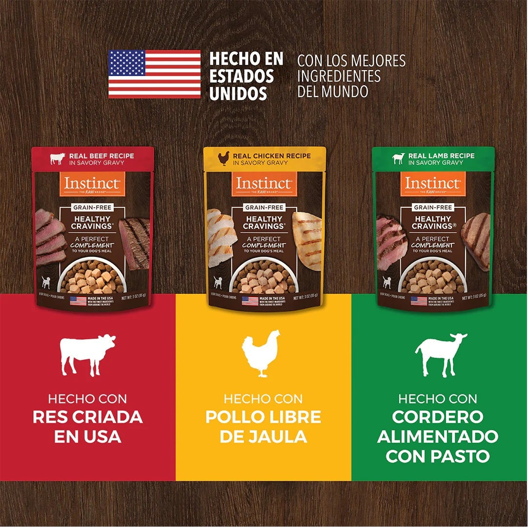 Alimento Healthy Cravings Para Perro Pack 12 sobres de 85 g