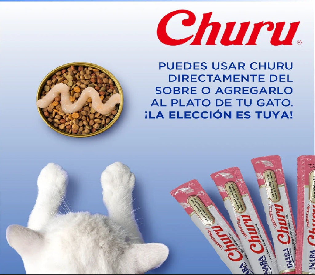 Inaba Churu Bote de 50 piezas Mix de Vieira, Almeja y Cangrejo