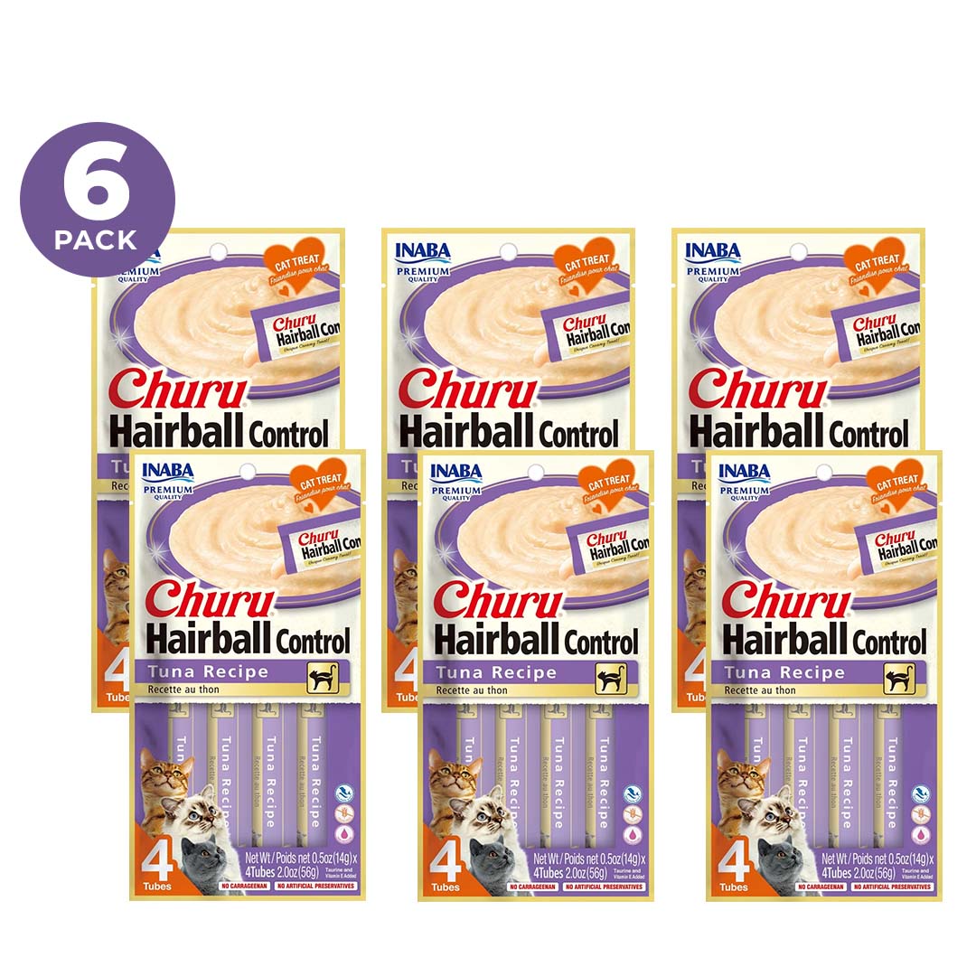 Churu Hairball Caja c/6 Bolsas c/4 Tubos