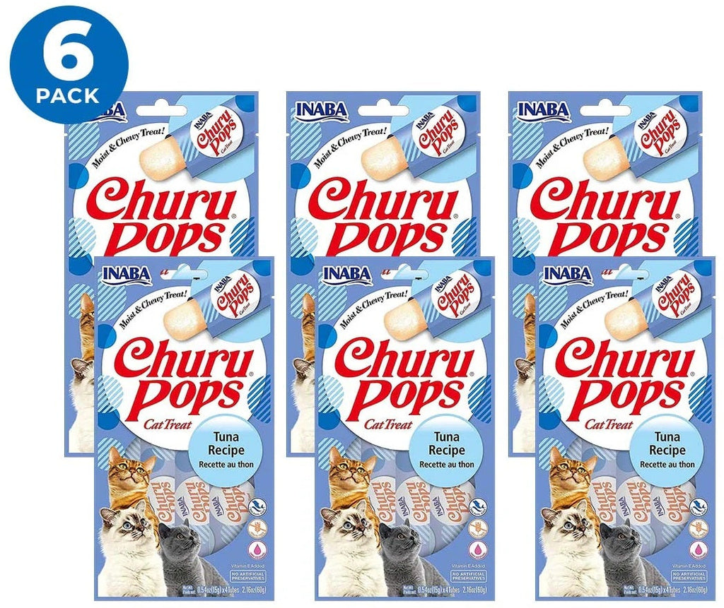 Churu Pops Atún — Caja 6 bolsas x 4 tubos