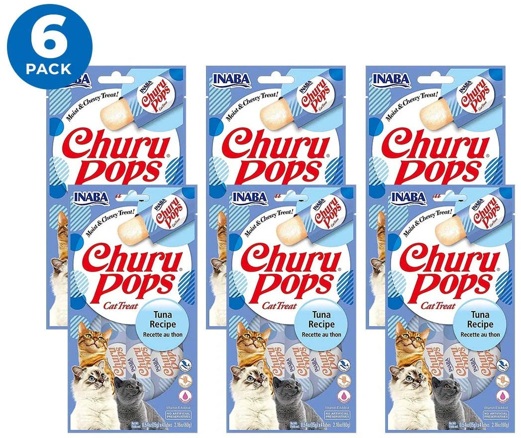 Churu Pops Atún — Caja 6 bolsas x 4 tubos