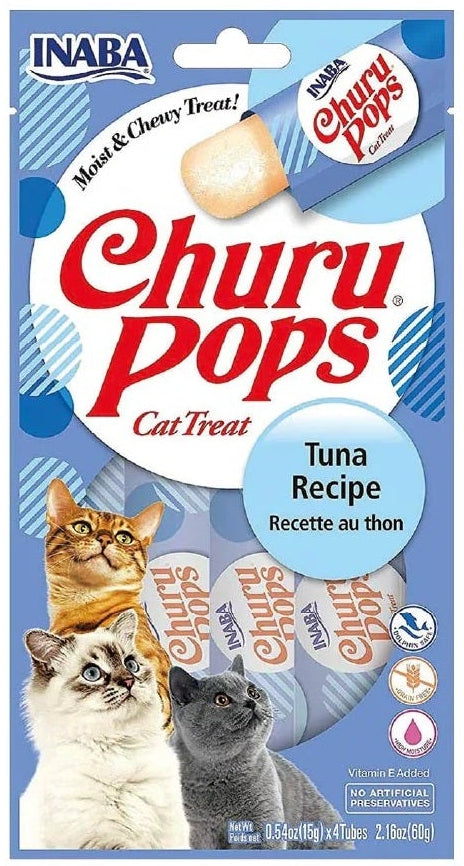 Churu Pops Atún — Caja 6 bolsas x 4 tubos