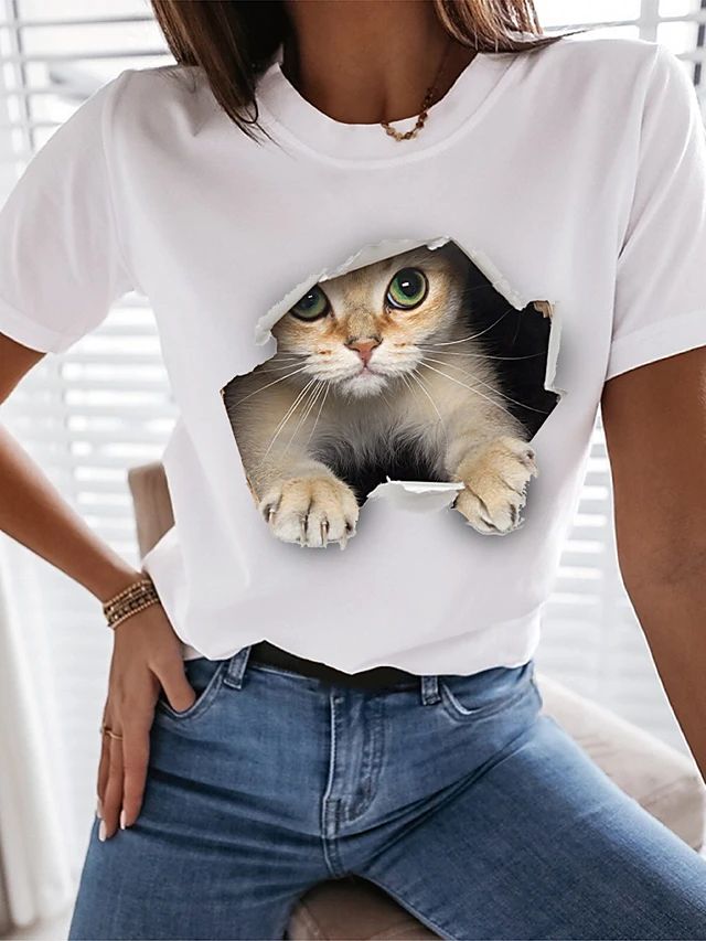 Playera Sublimada Gato "Don Bigotes" – Estilo Único y Divertido