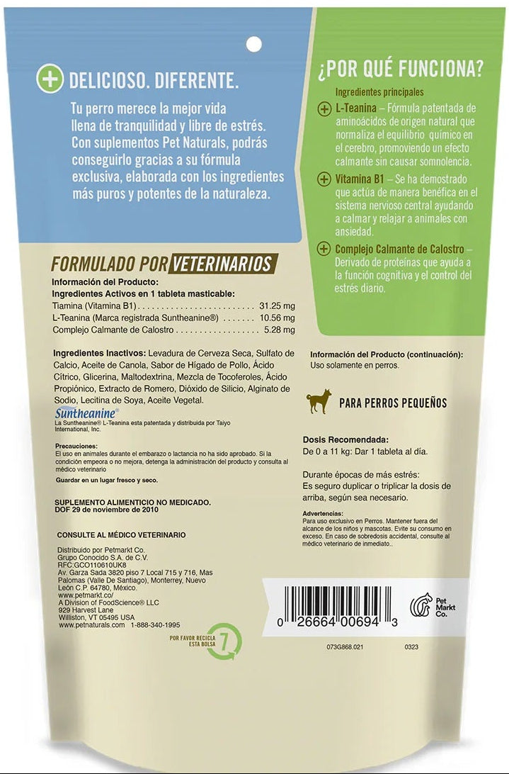 Calmantes para Perros Chicos