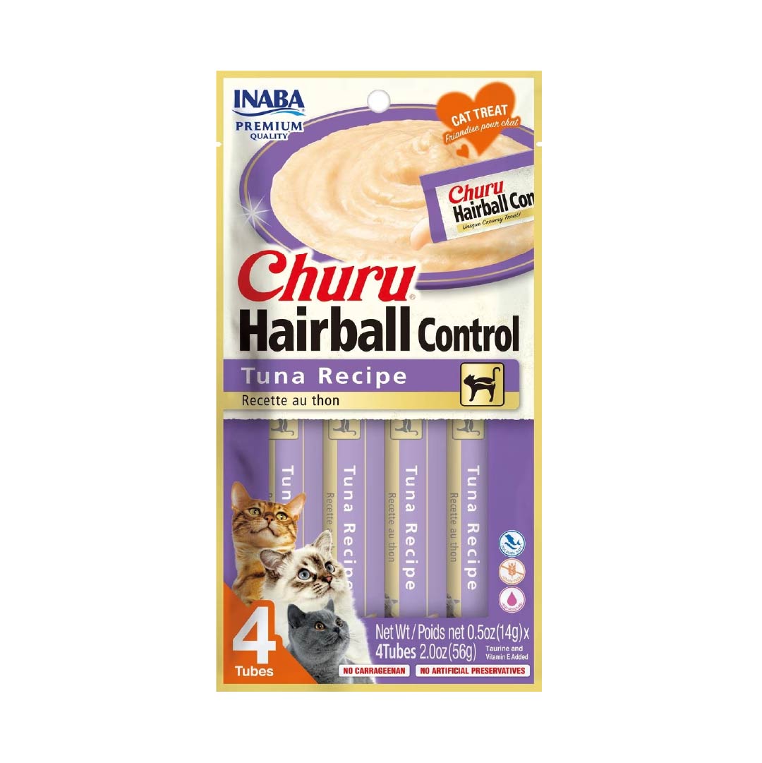 Churu Hairball Caja c/6 Bolsas c/4 Tubos