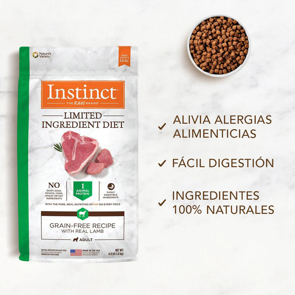 Instinct LID Cordero- Para Perros