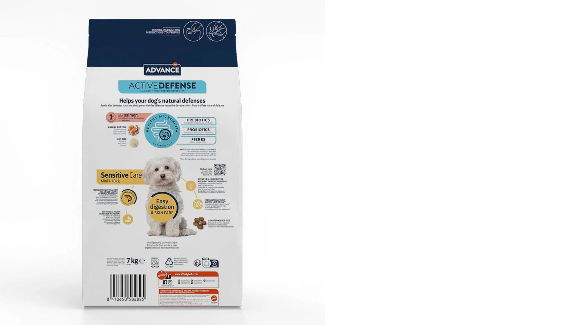 Alimento Advance Sensitive Mini Salmón 7kg