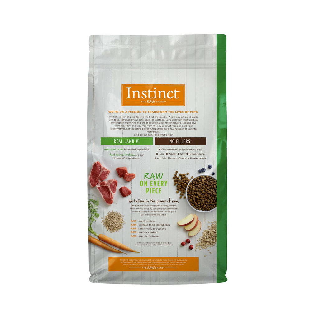 Instinct Be Natural Cordero - Para Perros - 24 lbs