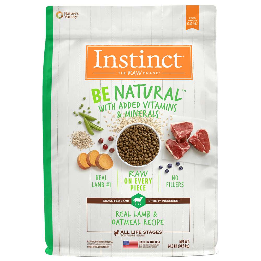 Instinct Be Natural Cordero - Para Perros - 24 lbs
