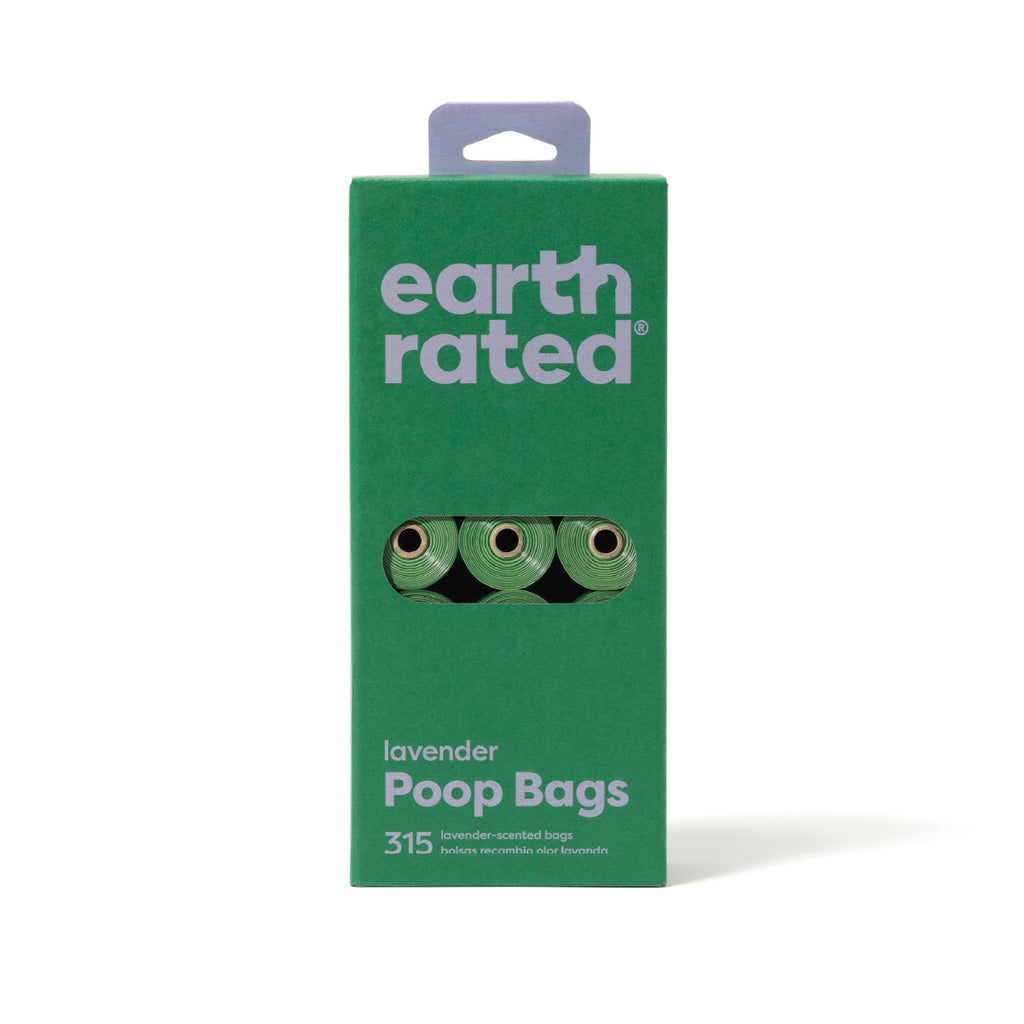 Bolsas para excremento 315pzs 21 Rollos con Olor Lavanda