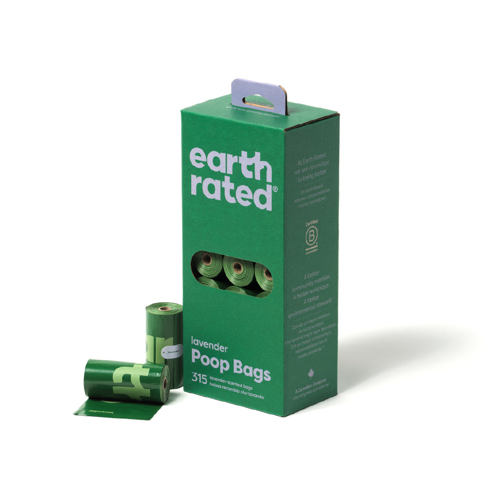 Bolsas para excremento 315pzs 21 Rollos con Olor Lavanda