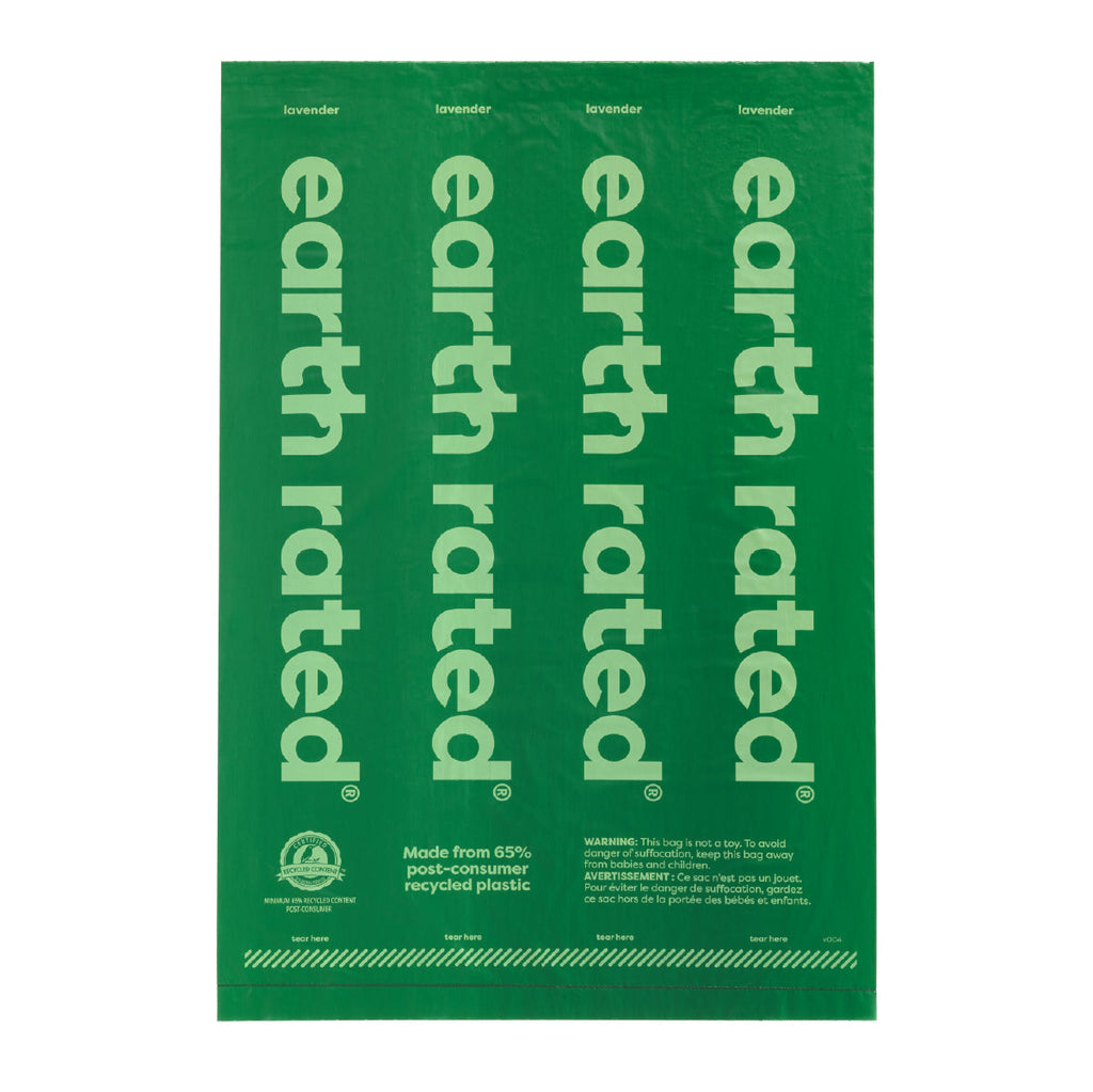 Bolsas para excremento 315pzs 21 Rollos con Olor Lavanda