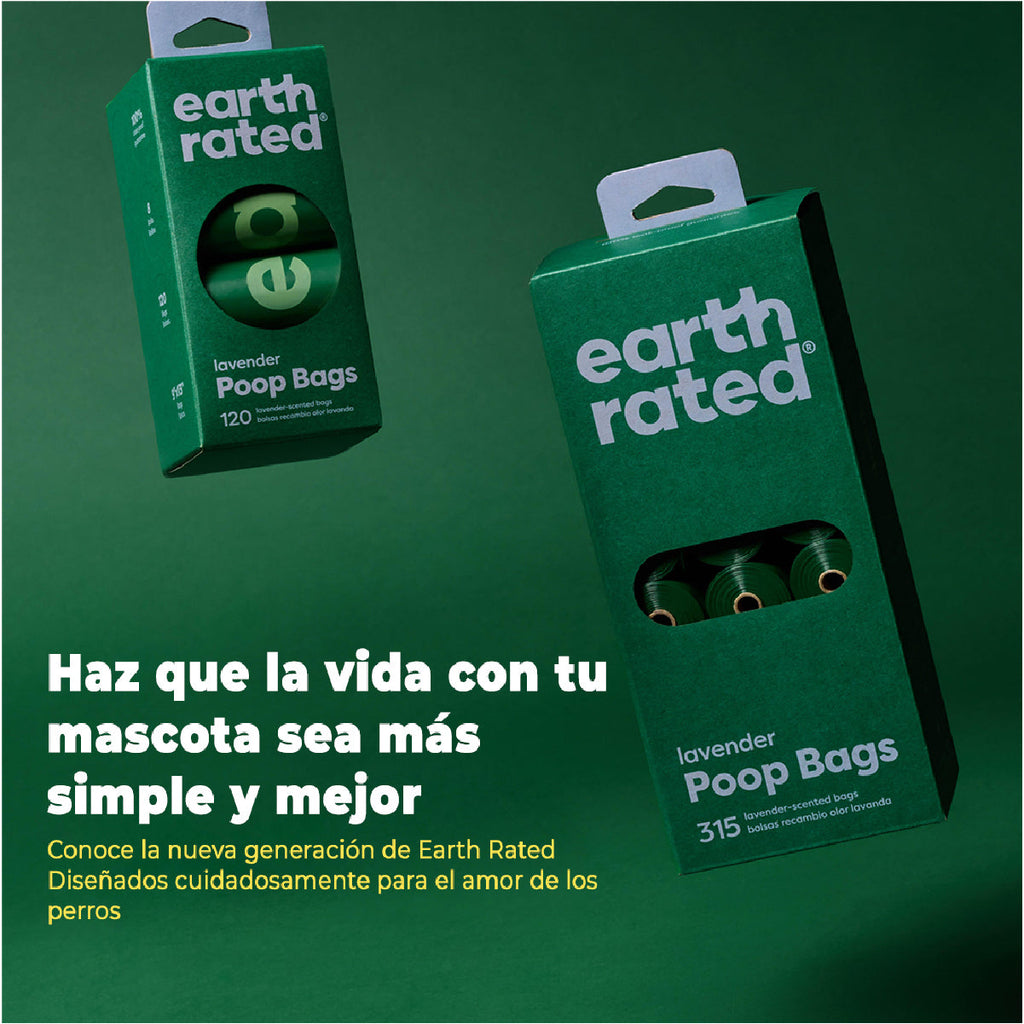 Bolsas para excremento 315pzs 21 Rollos con Olor Lavanda