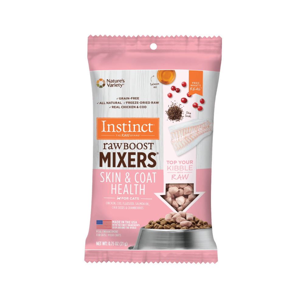 Instinct Raw Boost Mixers Piel y Pelaje Sanos para Gato