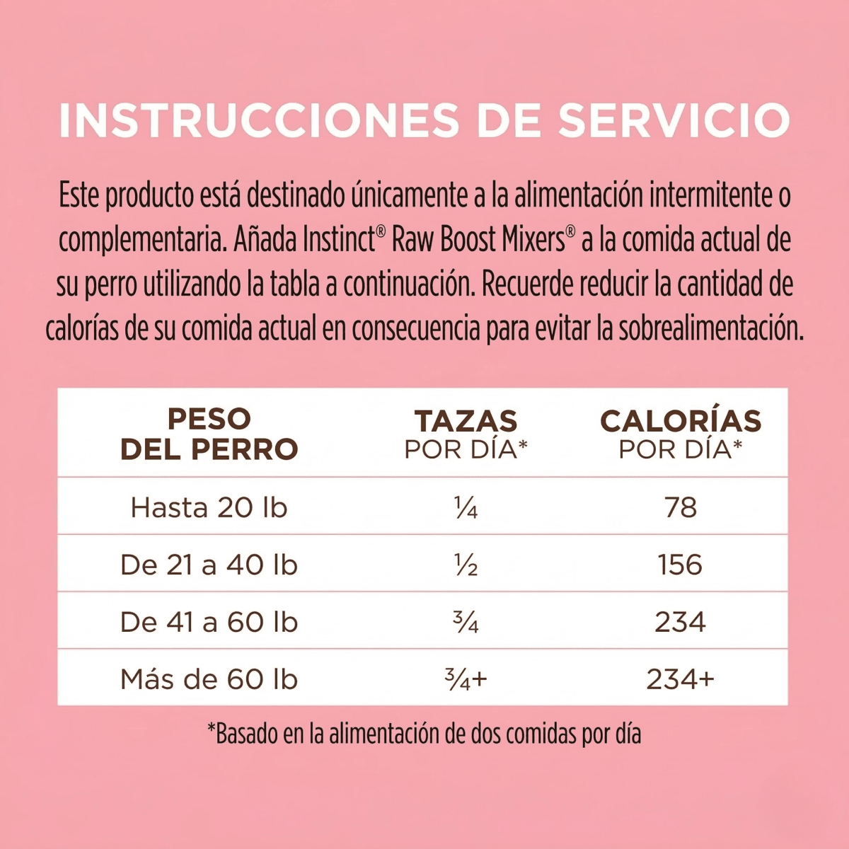Instinct Raw Boost Mixers Piel y Pelaje Sanos para Perro